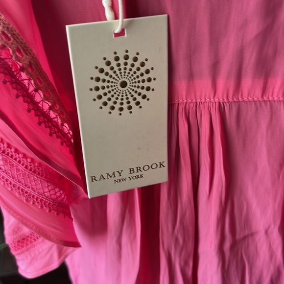 Ramy Brook blouse 👚 pink size M - Picture 5 of 5